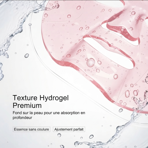 Masque Visage Hydrogel au Collagène & ADN de Saumon (PDRN) – Hydratation & Éclat