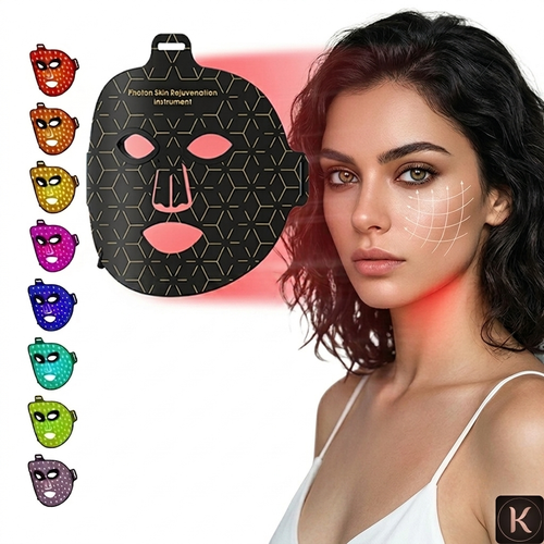 Masque LED Visage Photothérapie KORYANCE 8 Thérapies Anti-Âge & Éclat | Visage |