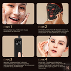 Masque LED Visage Photothérapie KORYANCE 8 Thérapies Anti-Âge & Éclat | Visage |